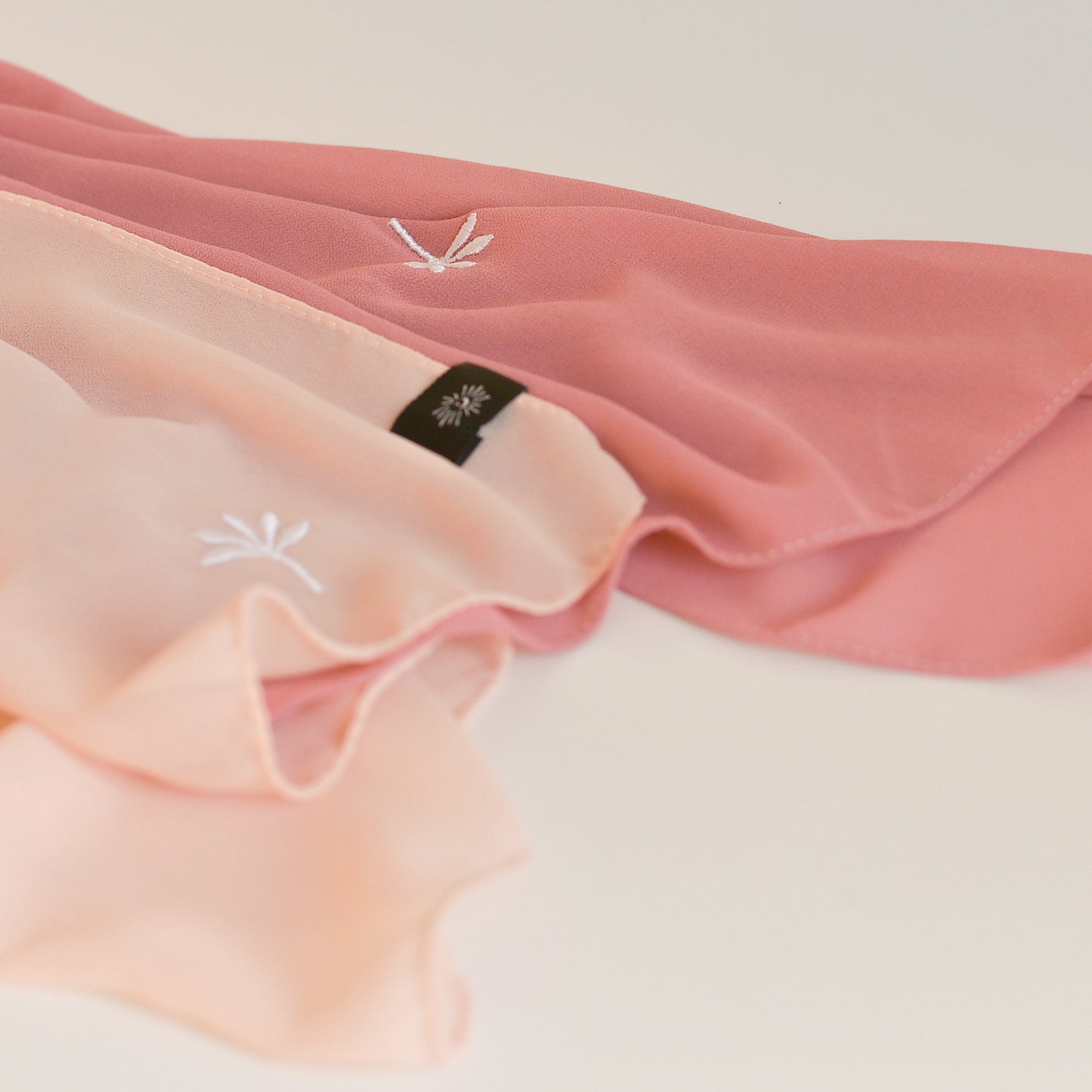 'BLOOM' EMBROIDERED SCARF